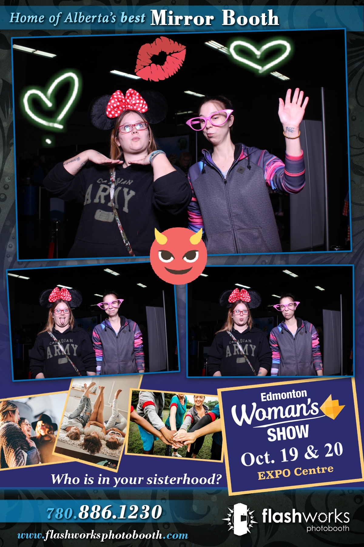 Fall Edmonton Woman's Show | View more photos from the event at gallery.flashworksphotobooth.com/u/FlashworksPhotoboothInc/Fall-Edmonton-Womans-Show-0